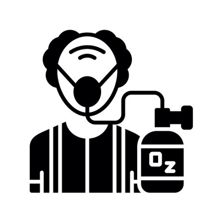 Oxygen Mask Creative Icons Designのイラスト素材