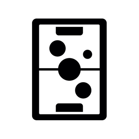 Tablet icon vector. Black flat illustration isolated on white background.のイラスト素材