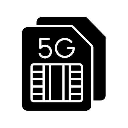 Sim Card Creative Icons Designのイラスト素材