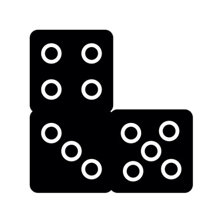 Domino Piece Creative Icons Designのイラスト素材