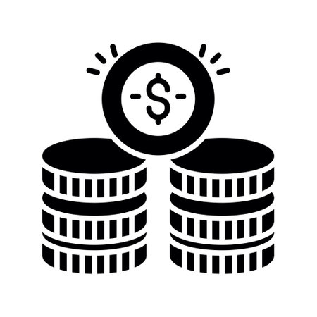 Coin Creative Icons Designのイラスト素材