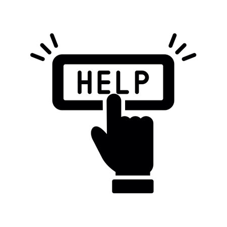 Help Creative Icons Designのイラスト素材