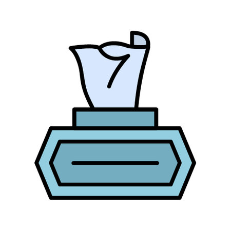 Wet Wipes Iconのイラスト素材