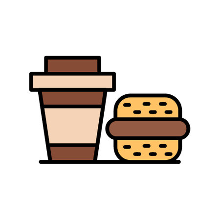 Take Away Iconのイラスト素材