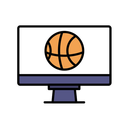 Television Iconのイラスト素材