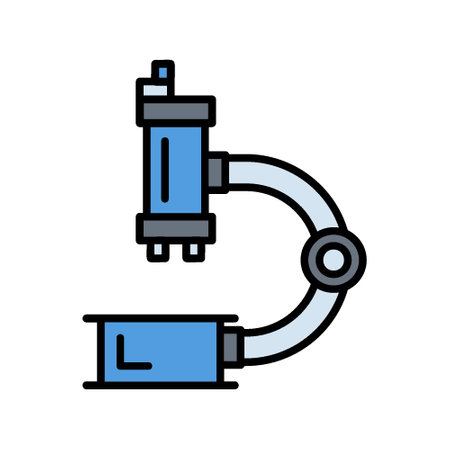 Microscope Iconのイラスト素材