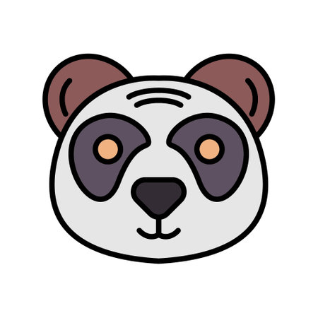 Panda Iconのイラスト素材