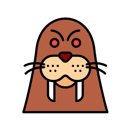 Walrus Iconのイラスト素材