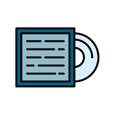 Cd Iconのイラスト素材