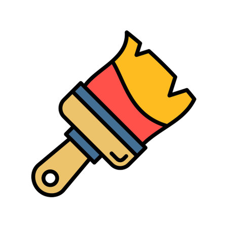 Paint Brush Iconのイラスト素材