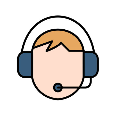 Customer Service Iconのイラスト素材