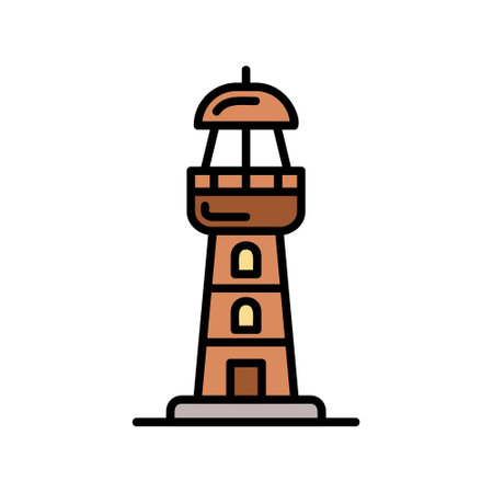 Lighthouse Iconのイラスト素材