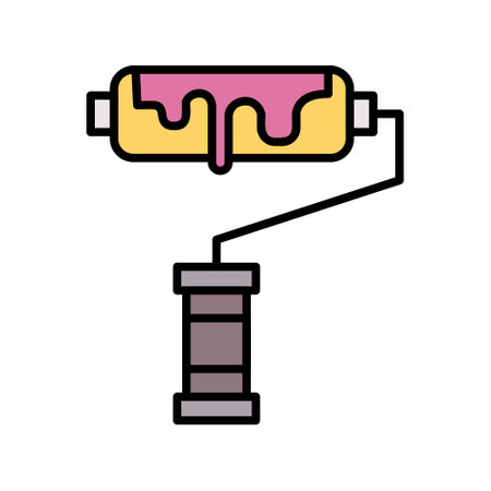 Paint Roller iconのイラスト素材