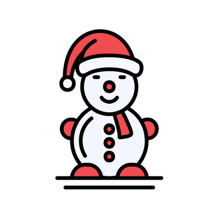 Snowman iconのイラスト素材
