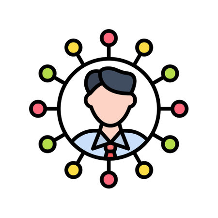 Network iconのイラスト素材