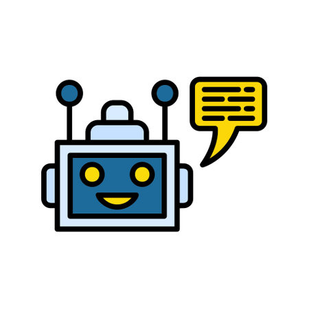 Chatbot iconのイラスト素材