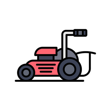 Lawnmower Creative Icons Designのイラスト素材