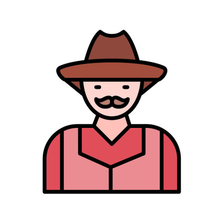 Farmer Creative Icons Design