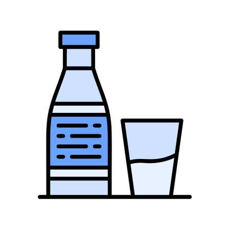 Milk Botel Creative Icons Designのイラスト素材