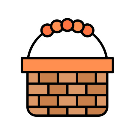 Basket Creative Icons Designのイラスト素材