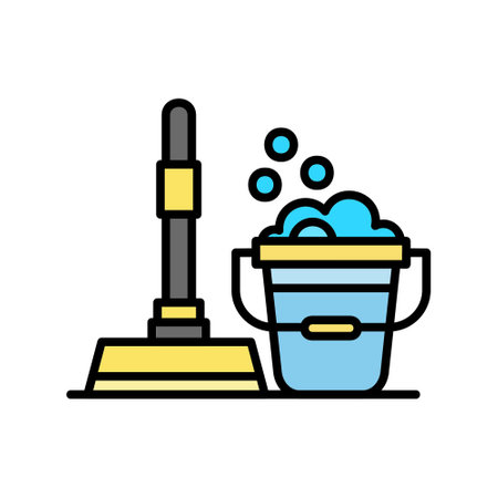 Floor Cleaner Creative Icons Designのイラスト素材