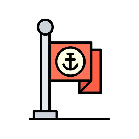 Flag Creative Icons Designのイラスト素材