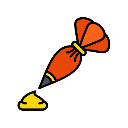 Piping Bag Creative Icons Designのイラスト素材