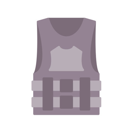 Bulletproof Vest Creative Icons Designのイラスト素材