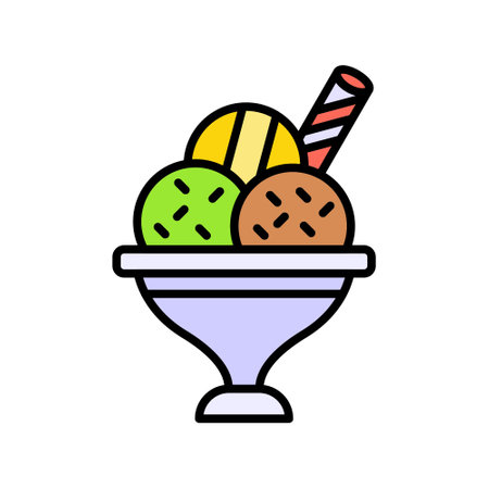 Dessert Creative Icons Designのイラスト素材