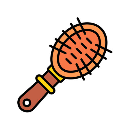 Hairbrush Creative Icons Designのイラスト素材