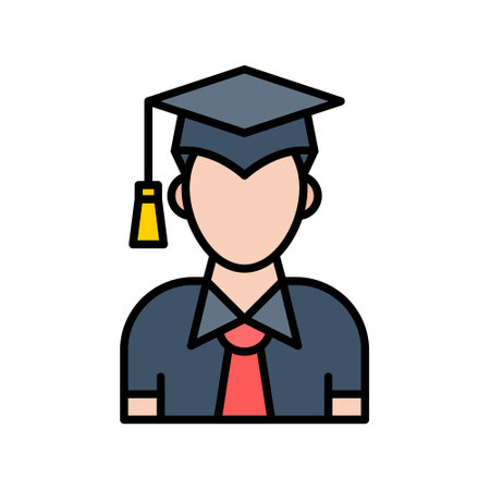 Graduate Creative Icons Designのイラスト素材