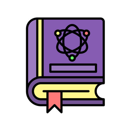 Science Book Creative Icons Designのイラスト素材