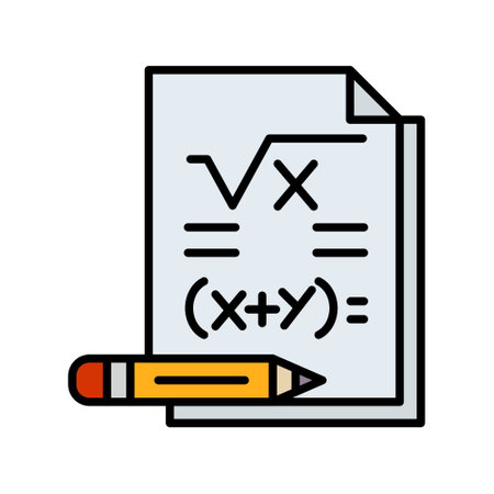 Maths Creative Icons Designのイラスト素材