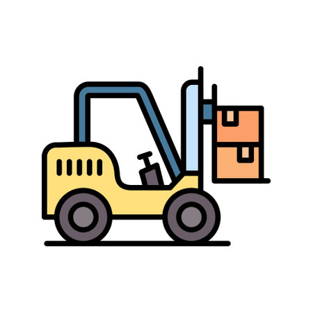 Forklift Creative Icons Designのイラスト素材