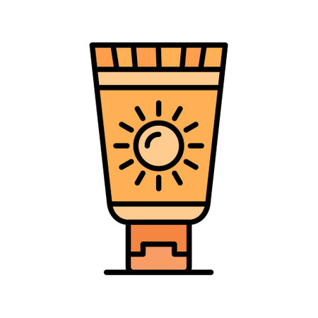 Sunscreen Creative Icons Designのイラスト素材