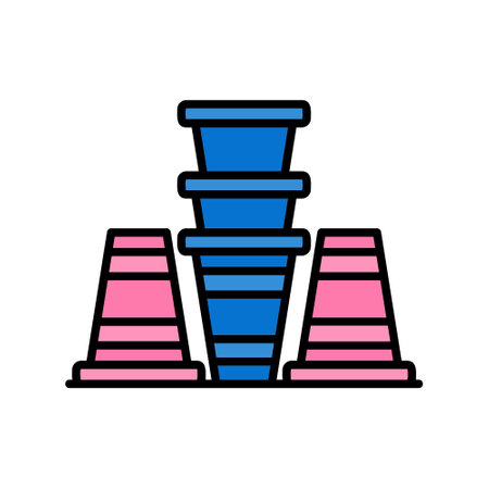 Plastic Cup Creative Icons Designのイラスト素材