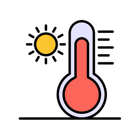 High Temperature Creative Icons Designのイラスト素材