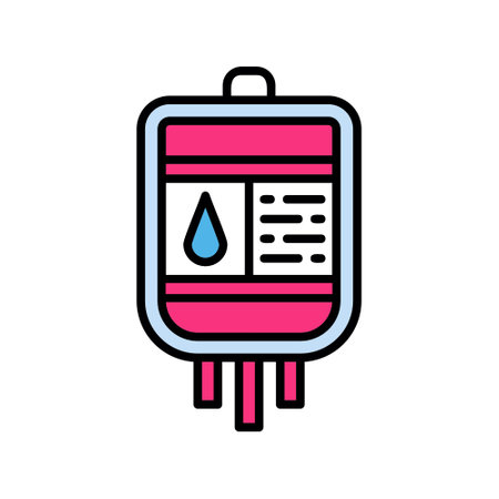 Blood Bag Creative Icons Designのイラスト素材