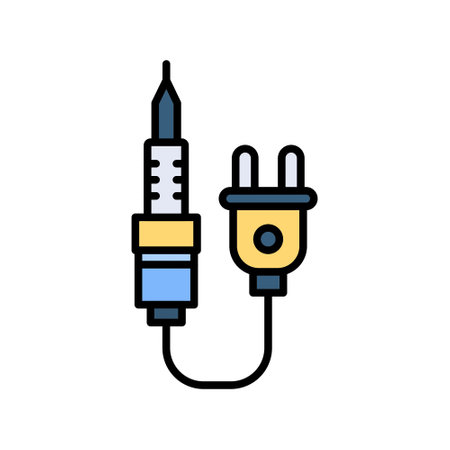 Soldering Iron Creative Icons Designのイラスト素材