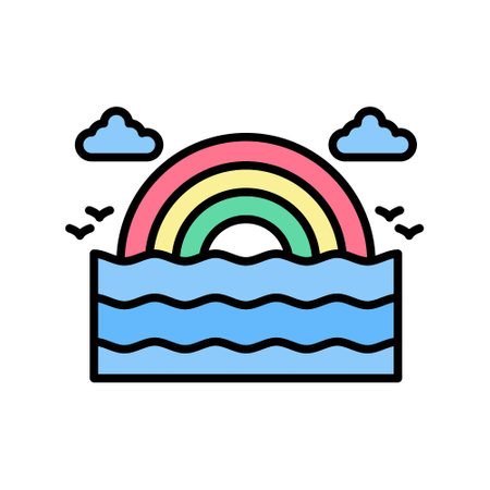 Rainbow Creative Icons Designのイラスト素材
