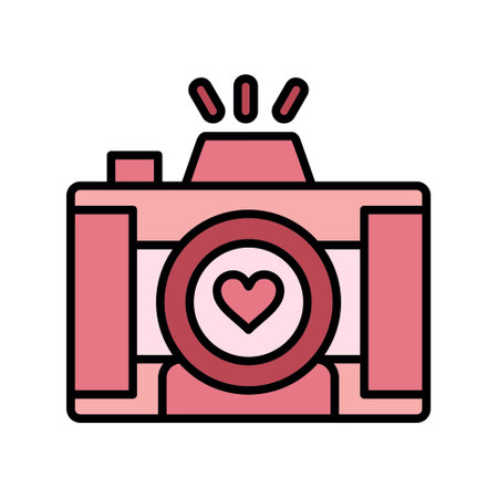 Camera Creative Icons Designのイラスト素材