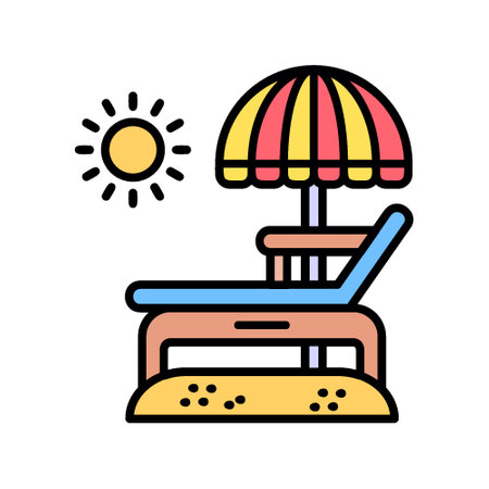 Lounger Creative Icons Designのイラスト素材