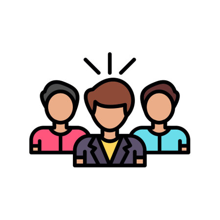 Employee Creative Icons Designのイラスト素材