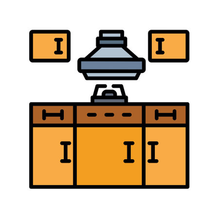 Kitchen Creative Icons Designのイラスト素材