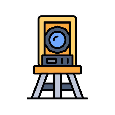 Theodolite Creative Icons Designのイラスト素材