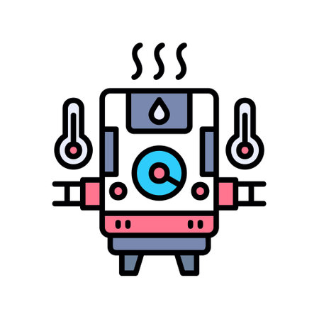 Water Heater Creative Icons Designのイラスト素材