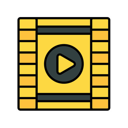 Film Strip Creative Icons Designのイラスト素材