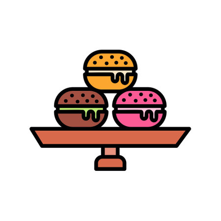 Macaron Creative Icons Designのイラスト素材