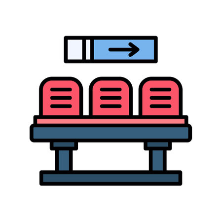 Waiting Room Creative Icons Designのイラスト素材