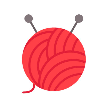 Wool Ball Iconのイラスト素材